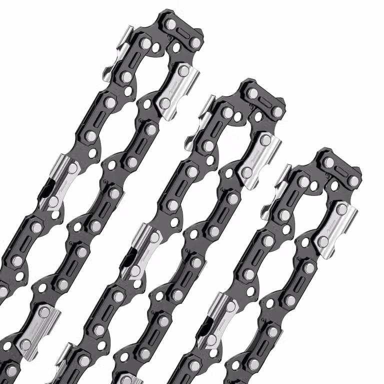 3 catene motosega per motosega da 15 pollici - 62 maglie, 1,3 mm
