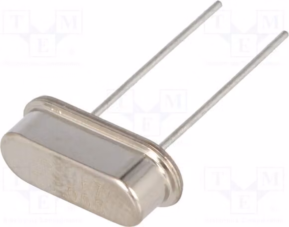 2 x Risonatore: Quarzo 20pF 36MHz HC49-S, montaggio a foro passante (THT), tolleranza 30ppm, dimensioni 11,05x3,5x4,7mm, modello 36M-49S-SR, quarzo