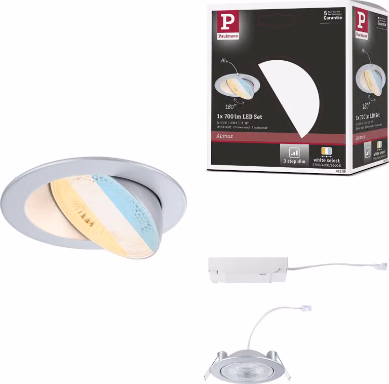 Paulmann Luce da incasso LED Aumus faretto singolo