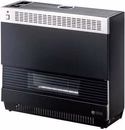 Stufa a gas Olimpia Splendid SG 90 TURBO HE per ambienti fino a 260 m3, 7300 W, Metano o GPL, colore Nero Acciaio inox