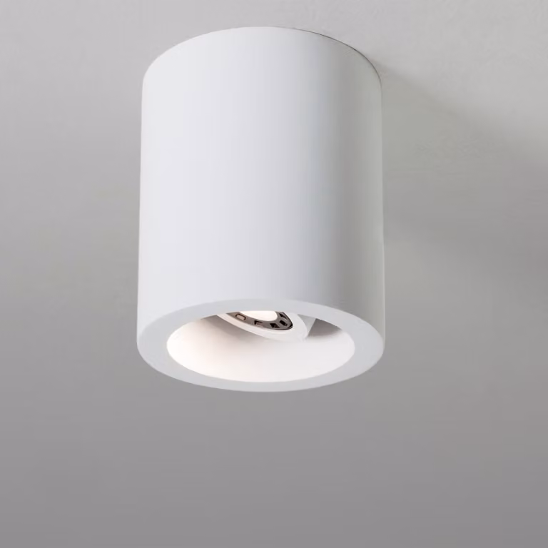 Plafoniera LED per intonaco lampade Ø 11cm verniciabile downlight IP20