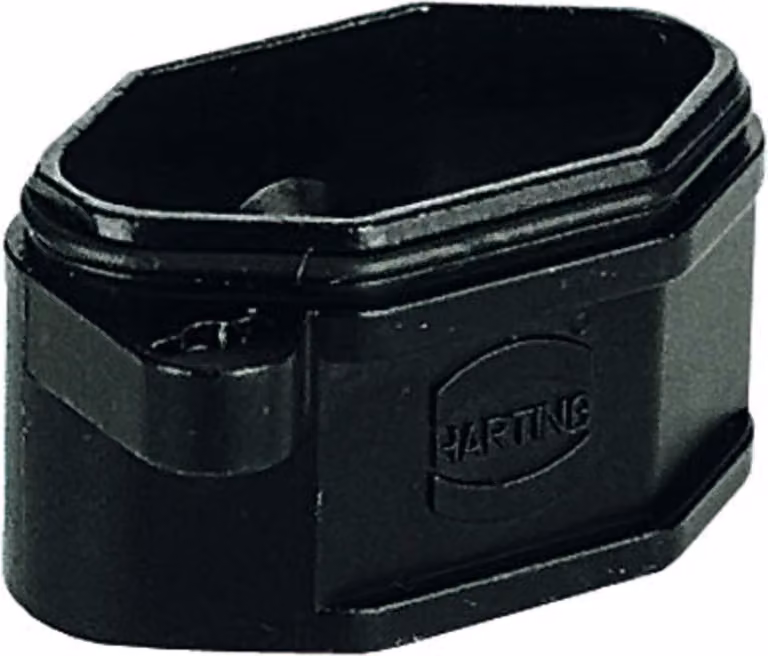 HARTING Han 3HPR Custodia aggiuntiva con chiusura a baionetta diritta - 1 pezzo