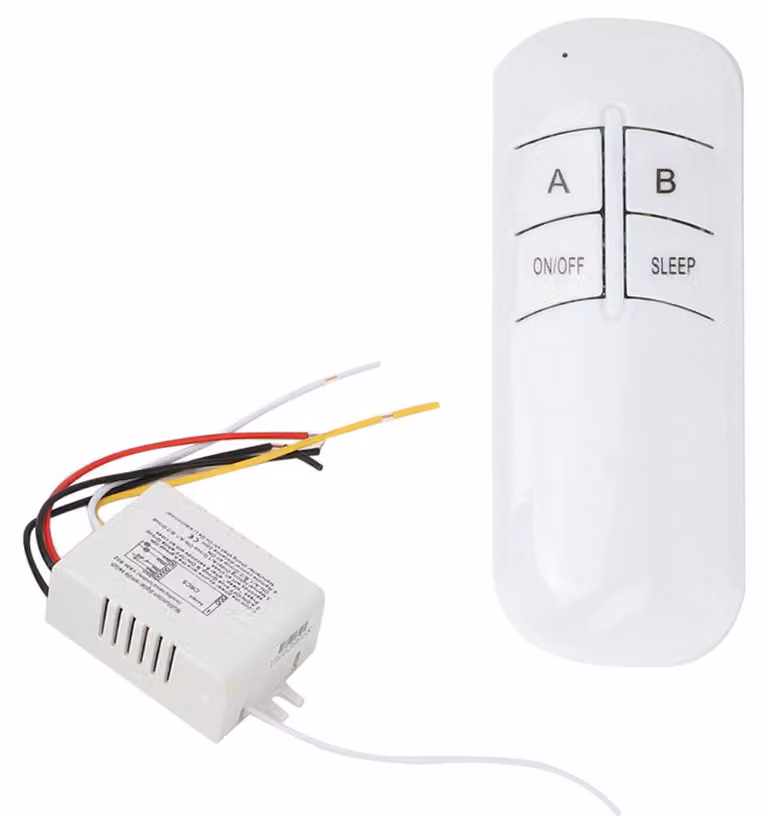 2 vie ON/OFF 220V Lampada da parete digitale wireless Ricevitore Trasmettitore Telecomando Interruttore