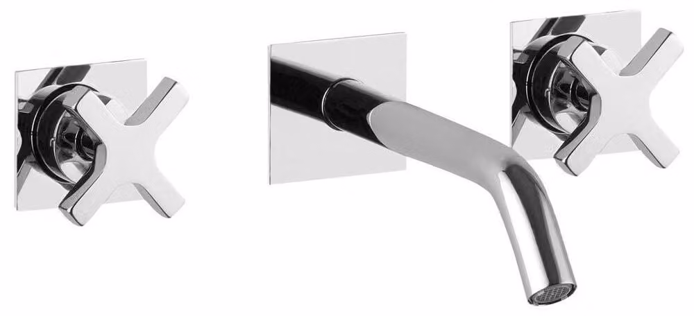 TRAX Miscelatore per lavabo a 3 fori, cromo