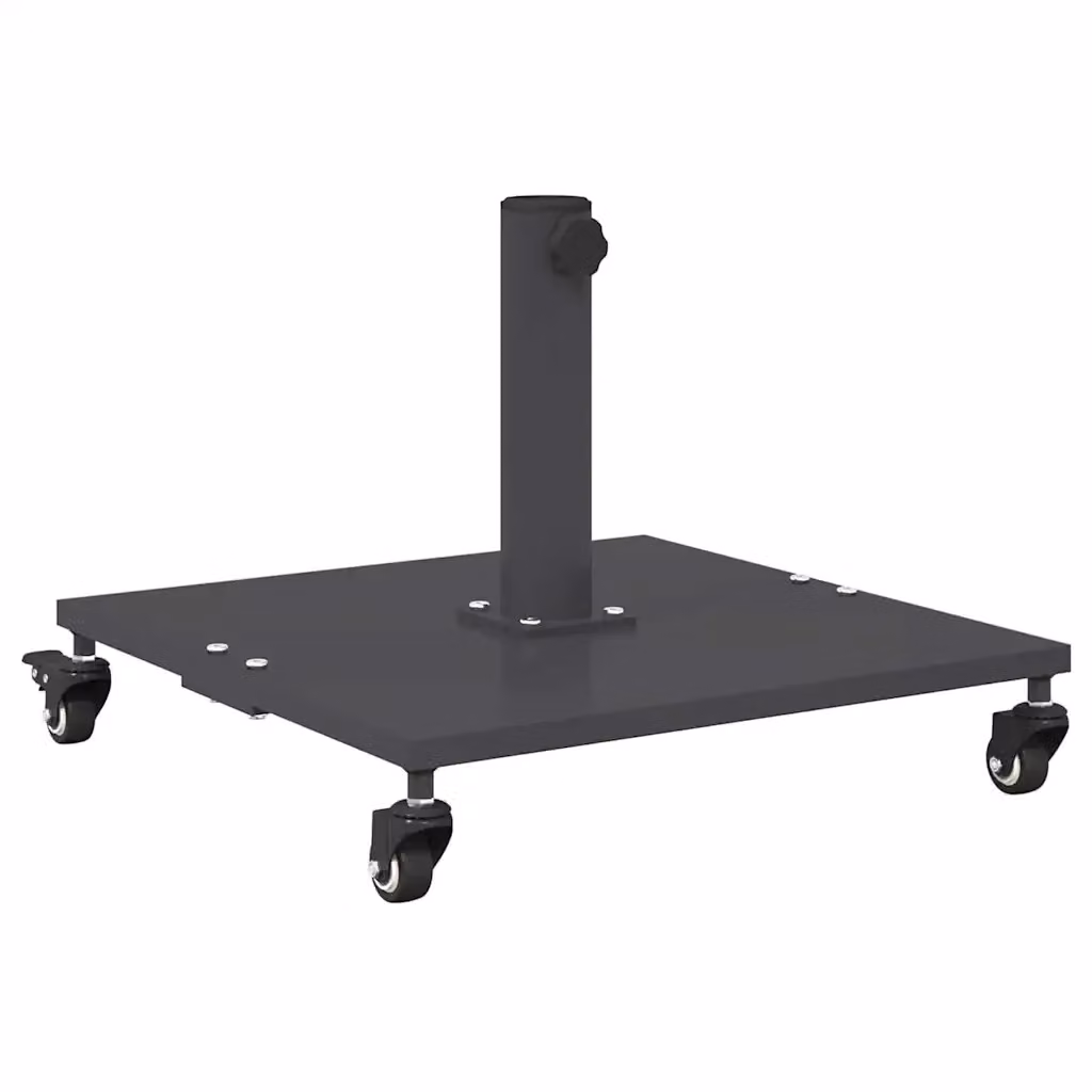 Base per ombrellone vidaXL in acciaio antracite, L/P/H: 45 x 45 x 31,5 cm, peso 26,8 kg – 2