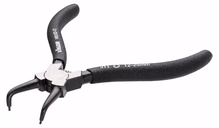 VIGOR Pinze per anelli di sicurezza V6510D-12 140 mm