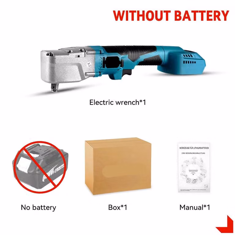 Chiave a cricchetto elettrica - Chiave a cricchetto a batteria - 20V - 1000 Nm - 4800 RPM - 1/2"