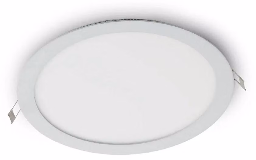 ARELUX XFLAT REC. ROND. Pannello LED, 30W, 220-240V AC, 4000K, CRI 82, IP40, 110°, MWH