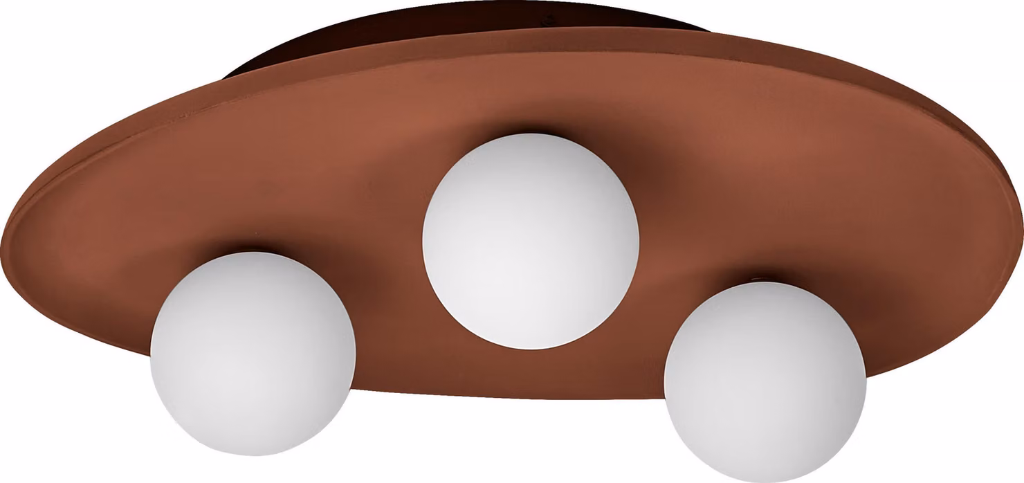 OSRAM Decor Clay Nest, plafoniera, 3xG9, non dimmerabile, IP20, argilla, marrone