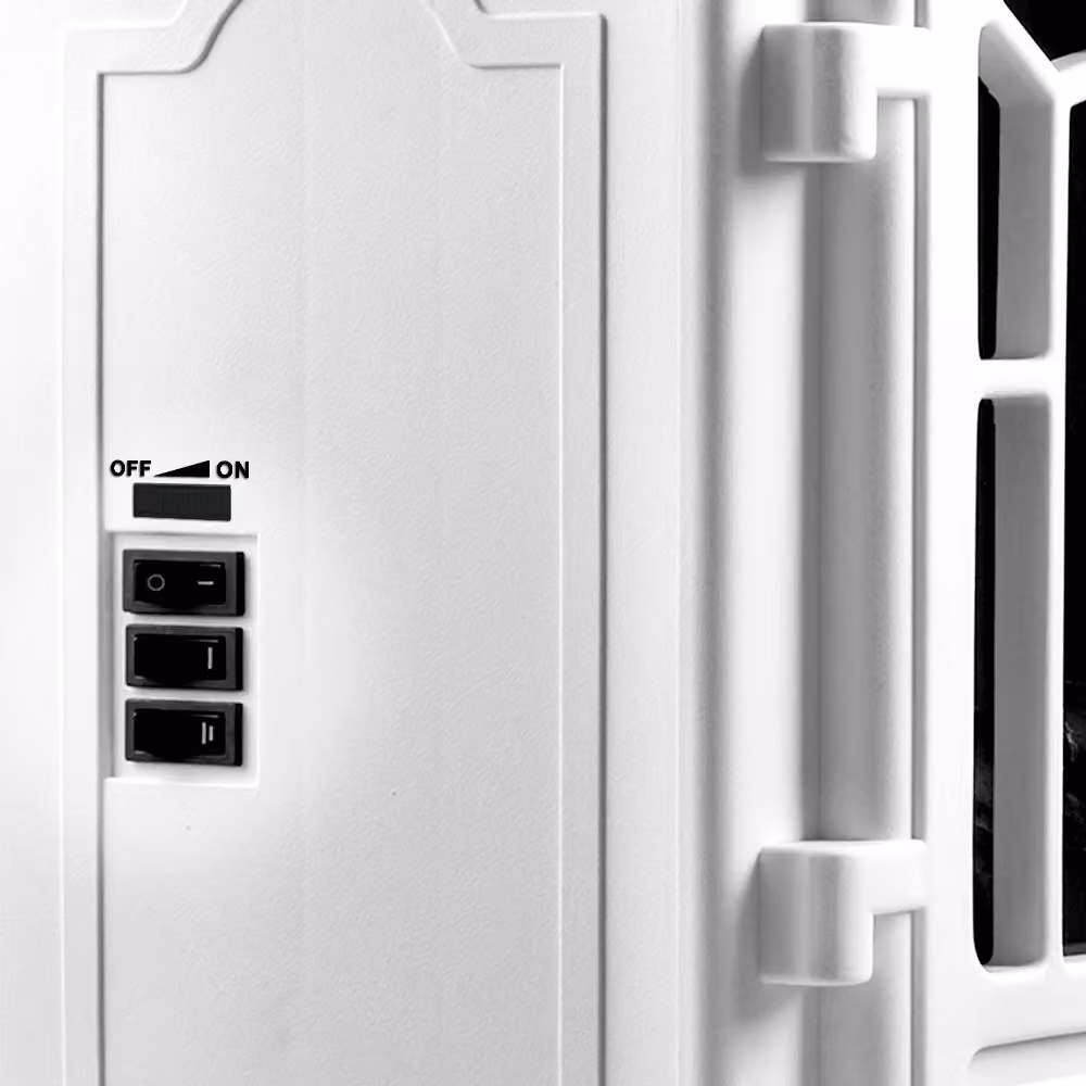 Camino elettrico Monzana da 2000W bianco – 4
