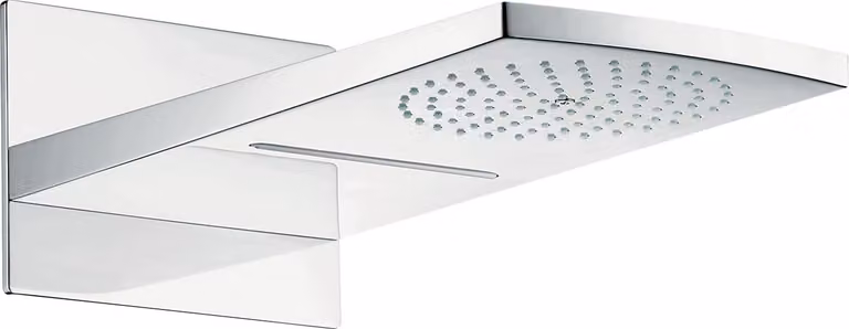 Rubinetto a doccia, 2 getti, 439x214 mm, cromo, senza illuminazione