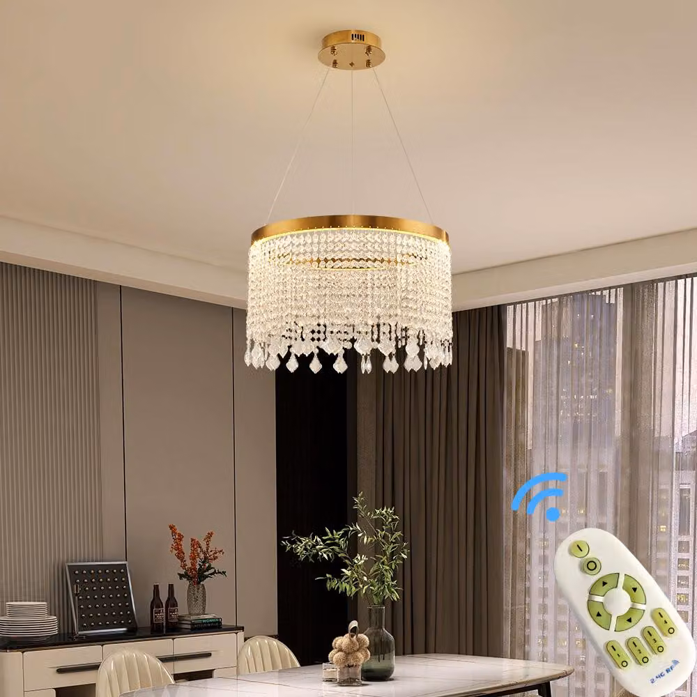 Lampada a sospensione a LED Plafoniera 2022-500 Lampada con telecomando Colore della luce/luminosità regolabile dimmerabile Luce LED da soggiorno Lampada da soffitto Plafoniera a LED