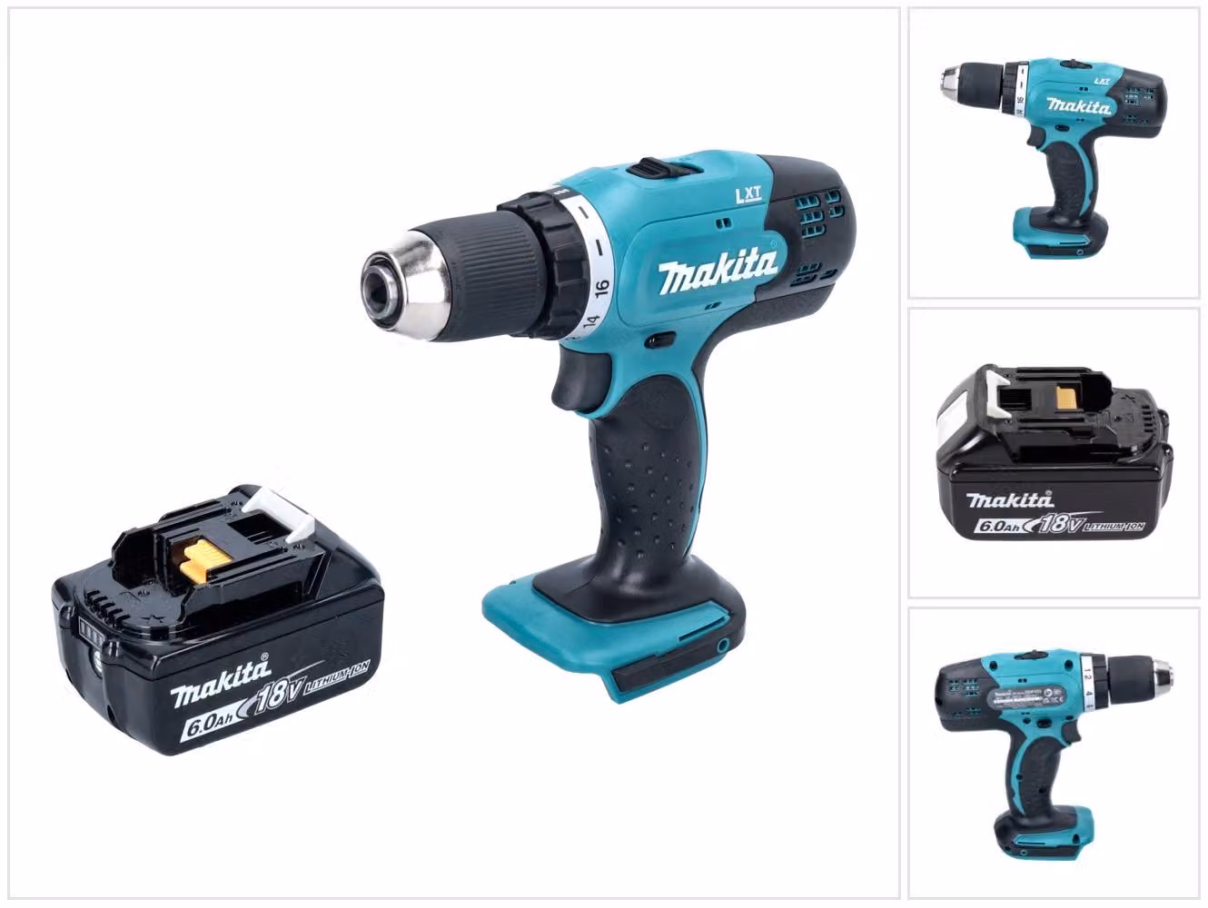 Avvitatore a batteria Makita DDF 453 G1 18 V 42 Nm + 1x batteria 6,0 Ah - senza caricatore