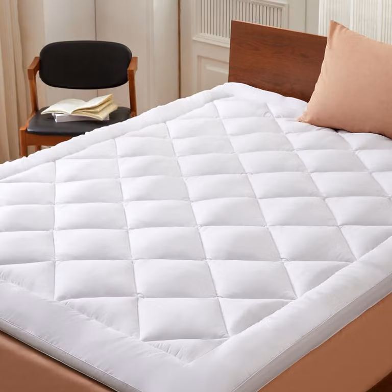CASABEL Coprimaterasso in microfibra traspirante 800g/m², 160x200cm