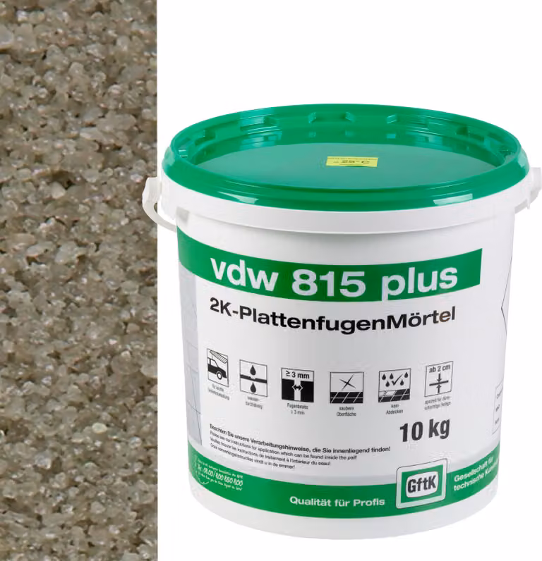 vdw 815 plus 2K-Fugenmörtel 10kg Natur