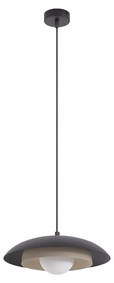 Lampada a sospensione SKIN nero-beige 1xG9x15W in metallo, dimensioni: 120x30x30 cm, IP20, Emibig
