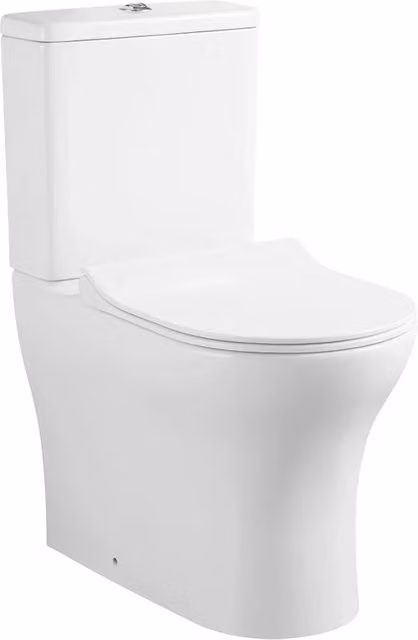 Vaso monoblocco filo muro rimless LINPH scarico universale