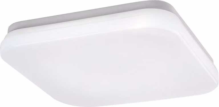Rabalux Plafoniera LED bianca Lowar quadrata 240x240mm 12W IP44 CCT 77134