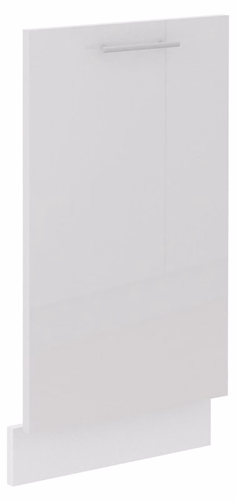 Pannello frontale per lavastoviglie da incasso totale, 45 cm, bianco lucido, cucina Lara