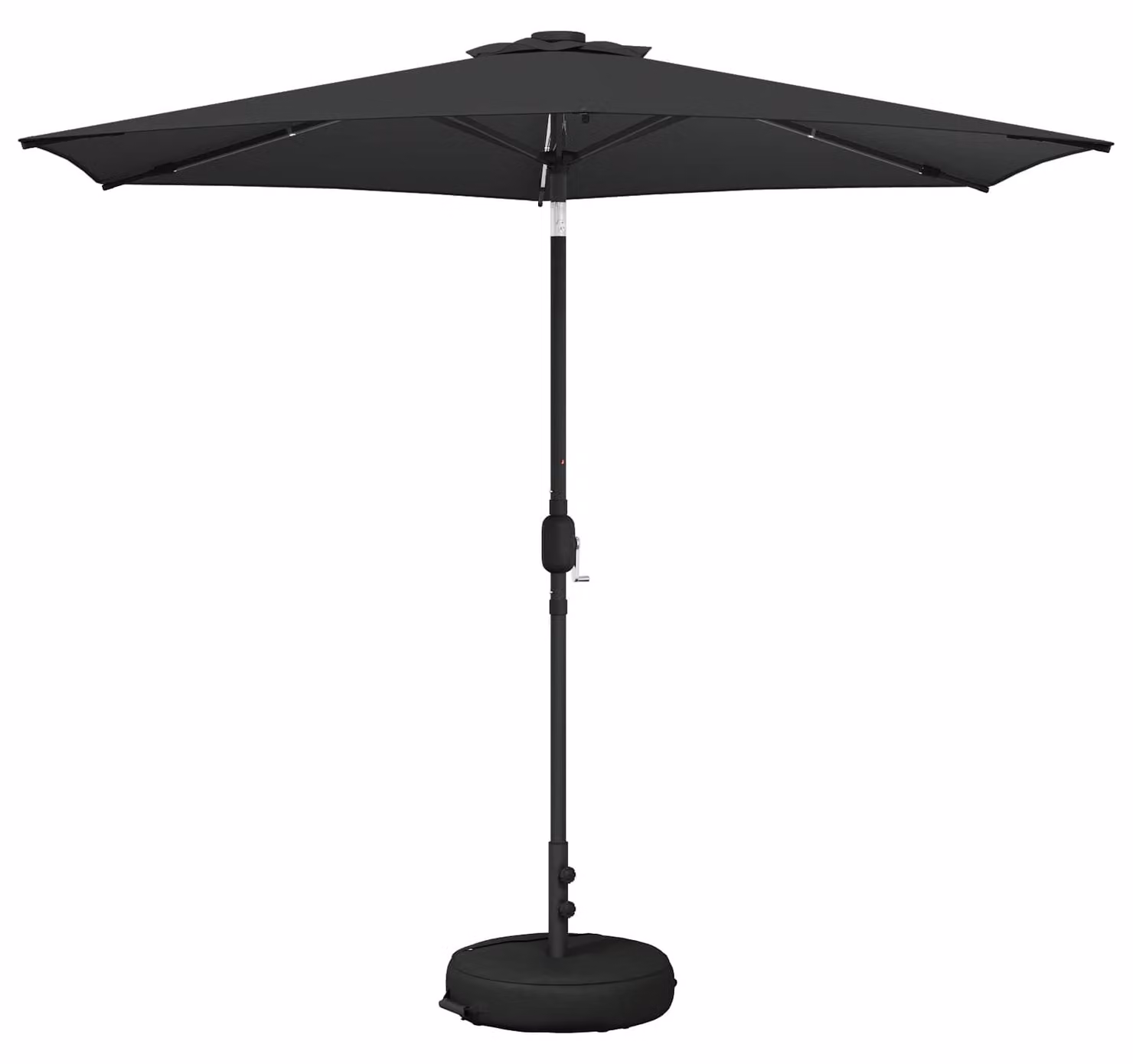Parasol da Giardino con Luci LED 270 x 270 cm Poliestere