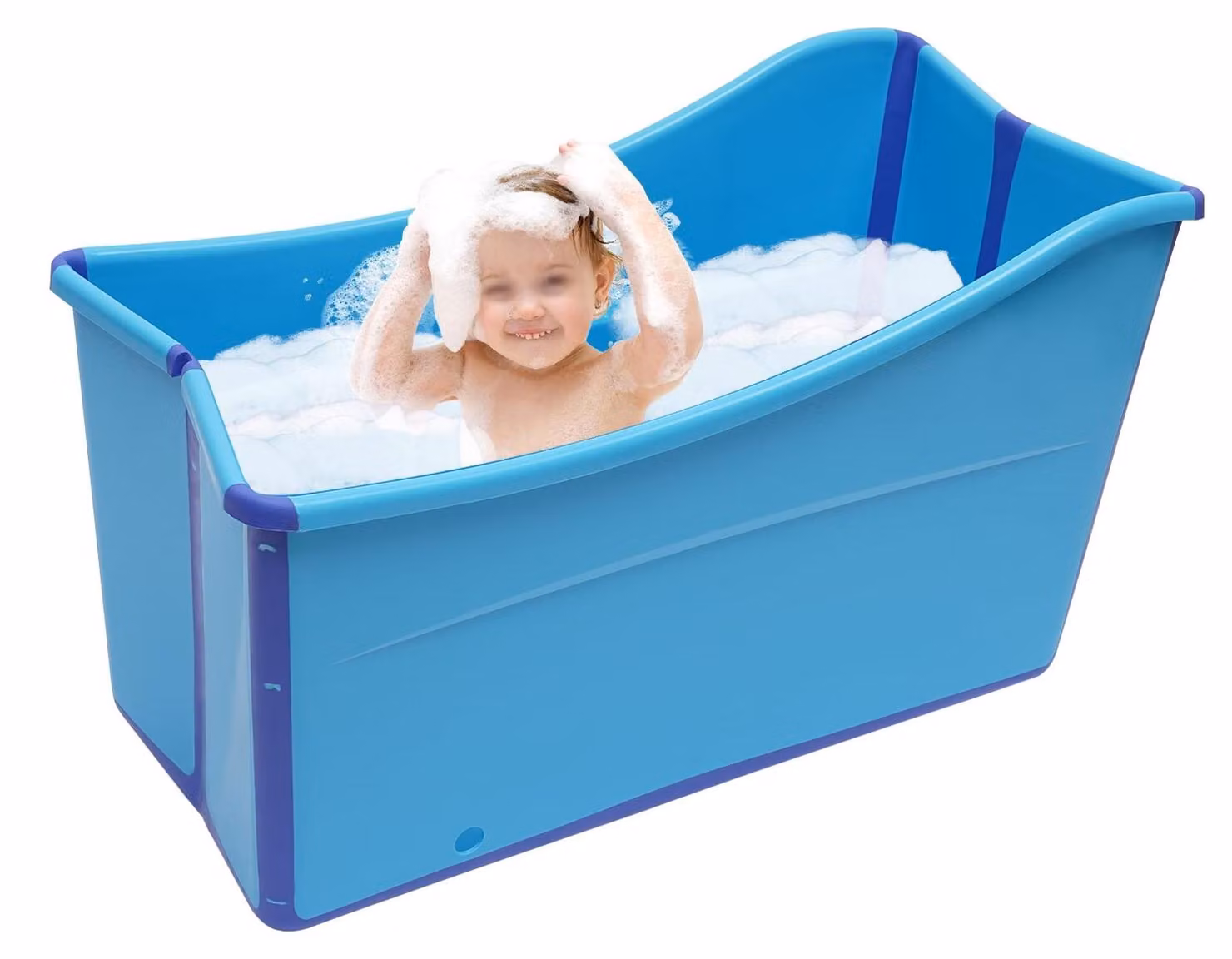 Vasca da bagno pieghevole per adulti - Vasca da bagno portatile per terrazze e hotel