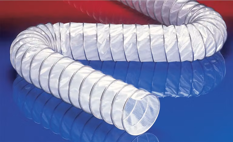 Tubo flessibile con profilo di serraggio Norres in polietilene CP PE 457 50-51 mm 6 metri