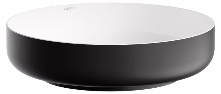 LAUFEN SONDO Cuvette de lavabo, ronde, sans trou pour robinet, sans trop-plein, 450x450x119mm, H512SO5B991121, H512SO5B991121