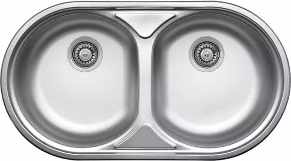 lavello da 2 vasche in acciaio inox Lavello da incasso Lavello da cucina Lavello da incasso