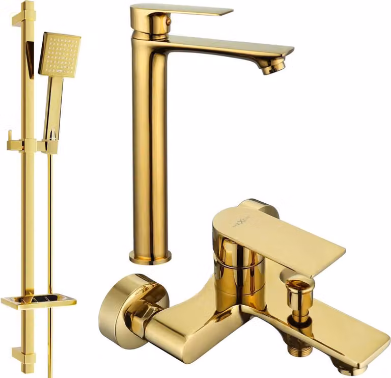 Mexen Royo DQ45 set da bagno, oro - 72213DQ45-50