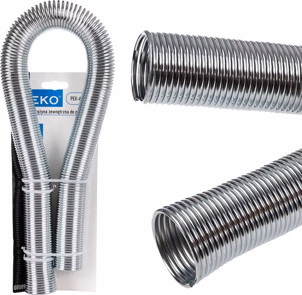 Spirale di curvatura esterna per tubi Pex-Al-Pex, 25 m - Curvatura precisa e sicura per impianti di riscaldamento e sanitari senza rischio di rottura.