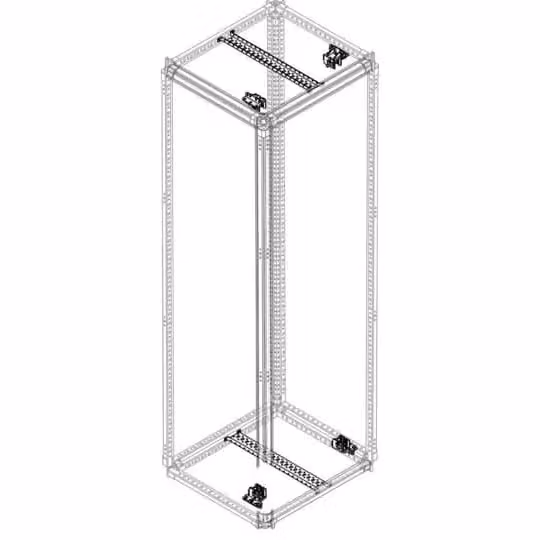 Striebel e John RZ1P4A Supporto per struttura di montaggio WR Installato nell'armadio Accessori Serie di armadi TriLine 2CPX023978R9999
