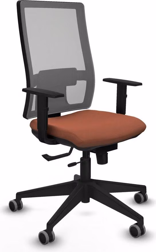 Sedia da ufficio Piqueras y Crespo 1D066G0 Marrone Grigio