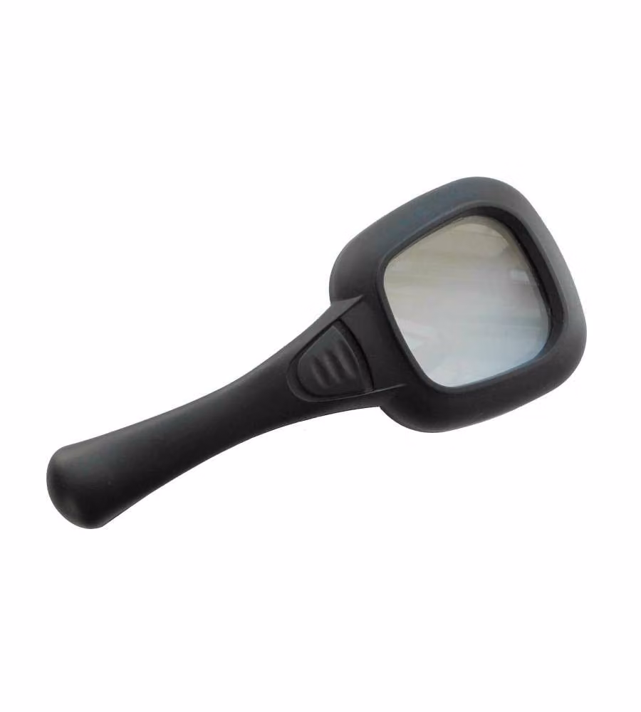 Lente di Ingrandimento con LED e UV - Controllo Banconote