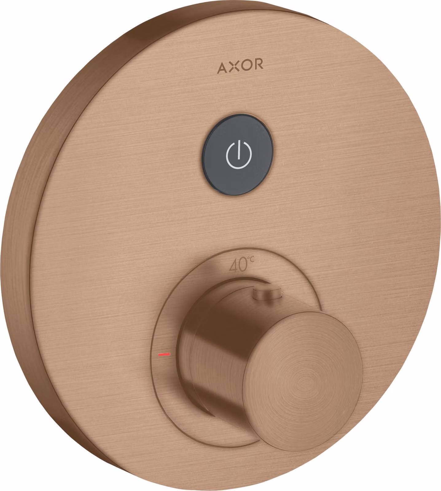 hansgrohe AXOR Starck ShowerSelect Thermostat rond à encastrer pour 1 consommateur, 36722310, 36722310