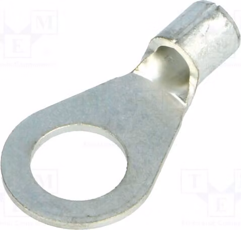 10 connettori a crimpare per cavi M8, da 2,5 a 6 mm², per collegamenti di cavi, compatibili con conduttori isolati GS8-6 (non isolati)