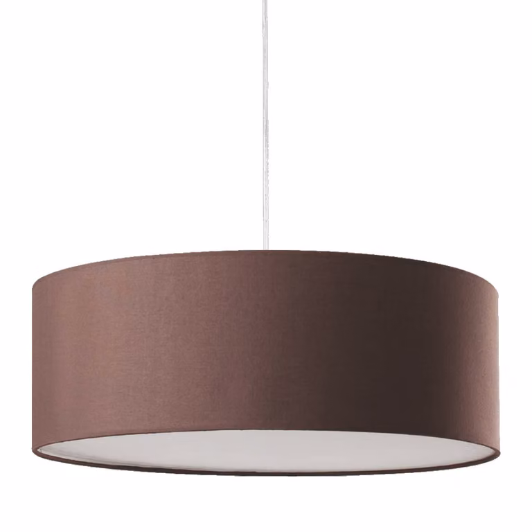 Lampada a sospensione KIRK 3xE27/40W, marrone Ø 500, H: 1200, dimmerabile