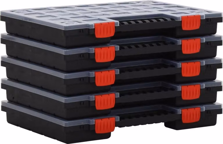 Scatole di Assortimento 10 pz 40x30x5 cm Polipropilene