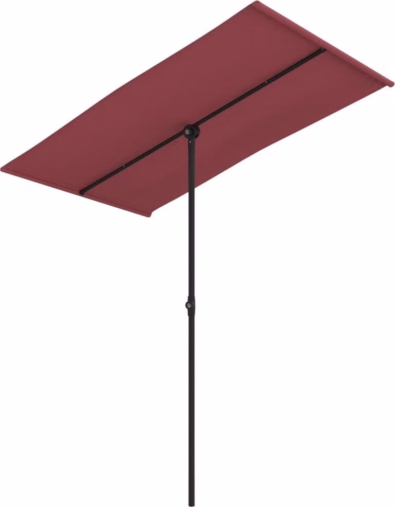 Ombrellone da Giardino con Palo in Alluminio 180x110 cm Bordò