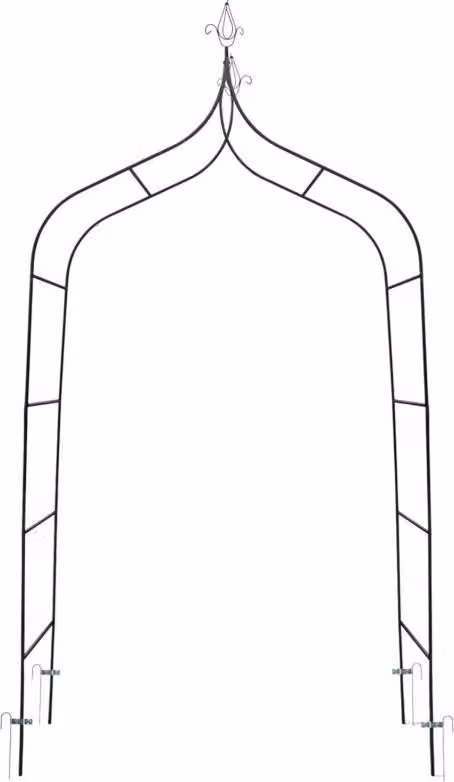 Plonos PL-991, arco da giardino per pergole, 265 cm, verde scuro