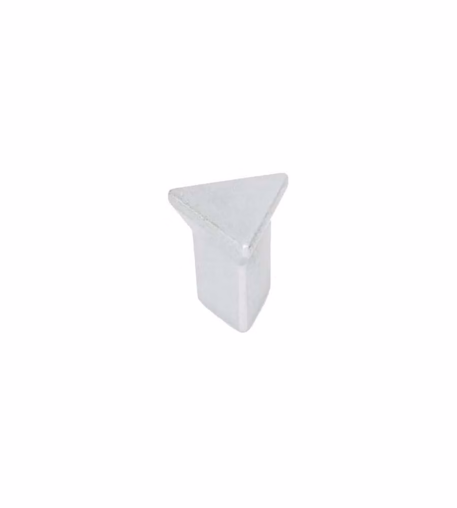 Pomolo Triangolare Cromo Opaco