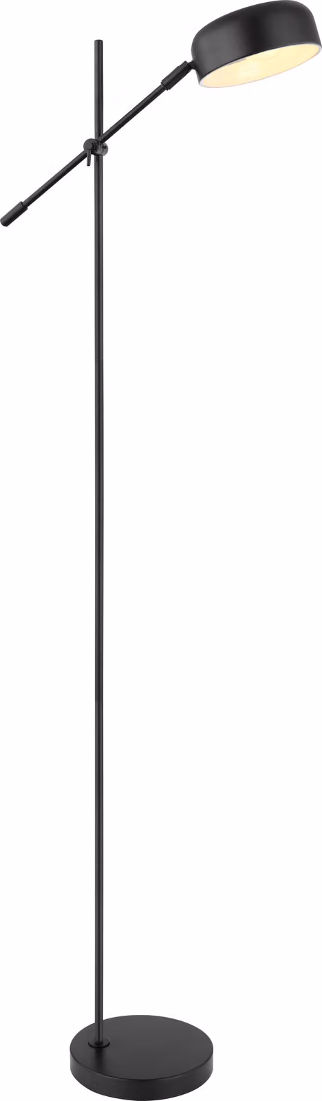 Globo Lighting lampada da tavolo in metallo nero opaco, 1x E14