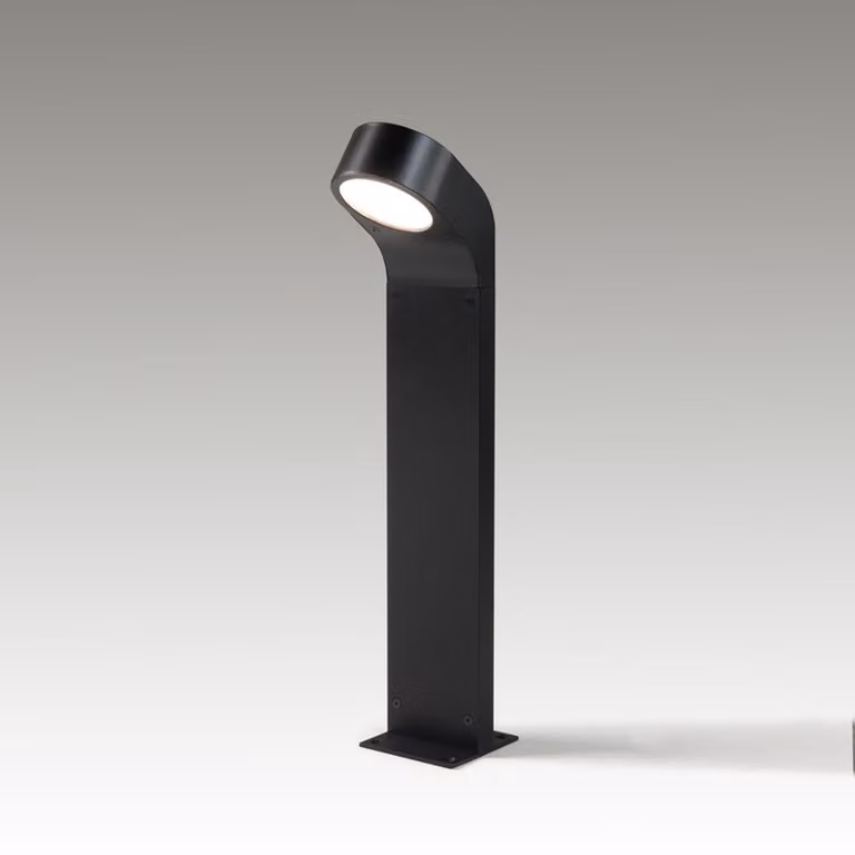 Dissuasore Astro Soprano - Dissuasore a 1 luce per esterni nero IP65