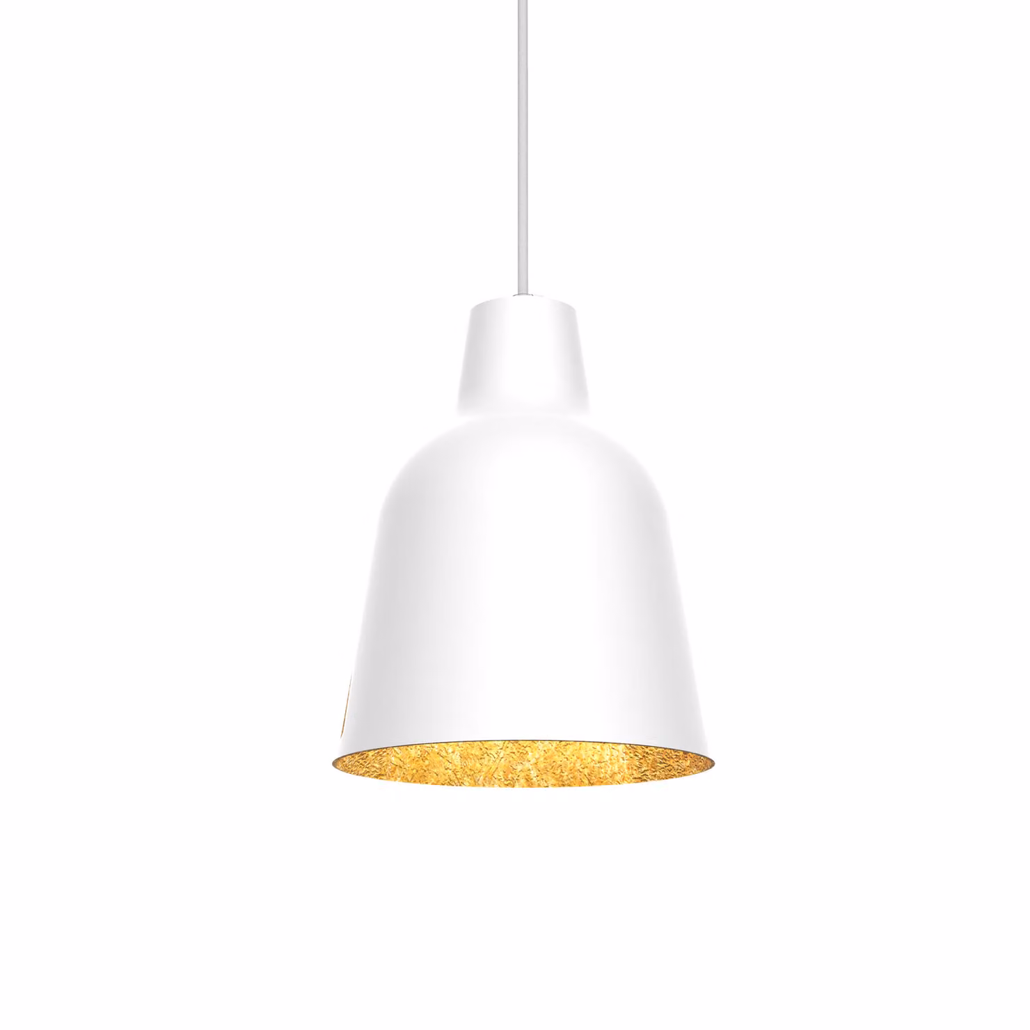 Lampada A Sospensione Dong Bianca A Foglia