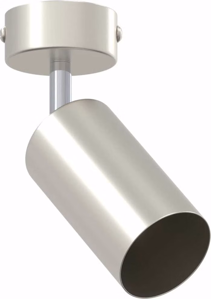 Faretto da soffitto Nichel 6 x 6 x 16 cm Metallo