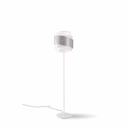 Piantana Moderna Polilux ® Argento E Metallo 1 Luce E27