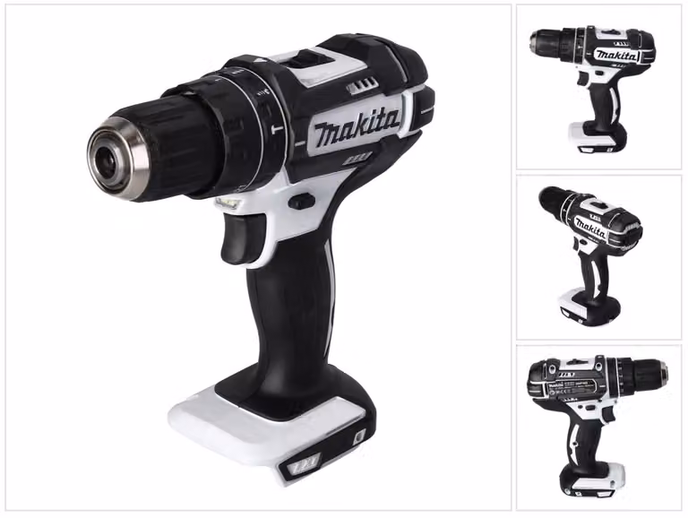 Makita DHP 482 ZW Trapano avvitatore a percussione a batteria 18V 62Nm bianco - senza batteria, senza caricabatterie