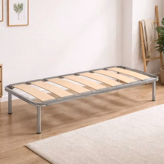 Rete letto singolo ortopedica Arthurista TALAMO ITALIA con doghe larghe in faggio, L: 80 cm, P: 190 cm, H: 31 cm