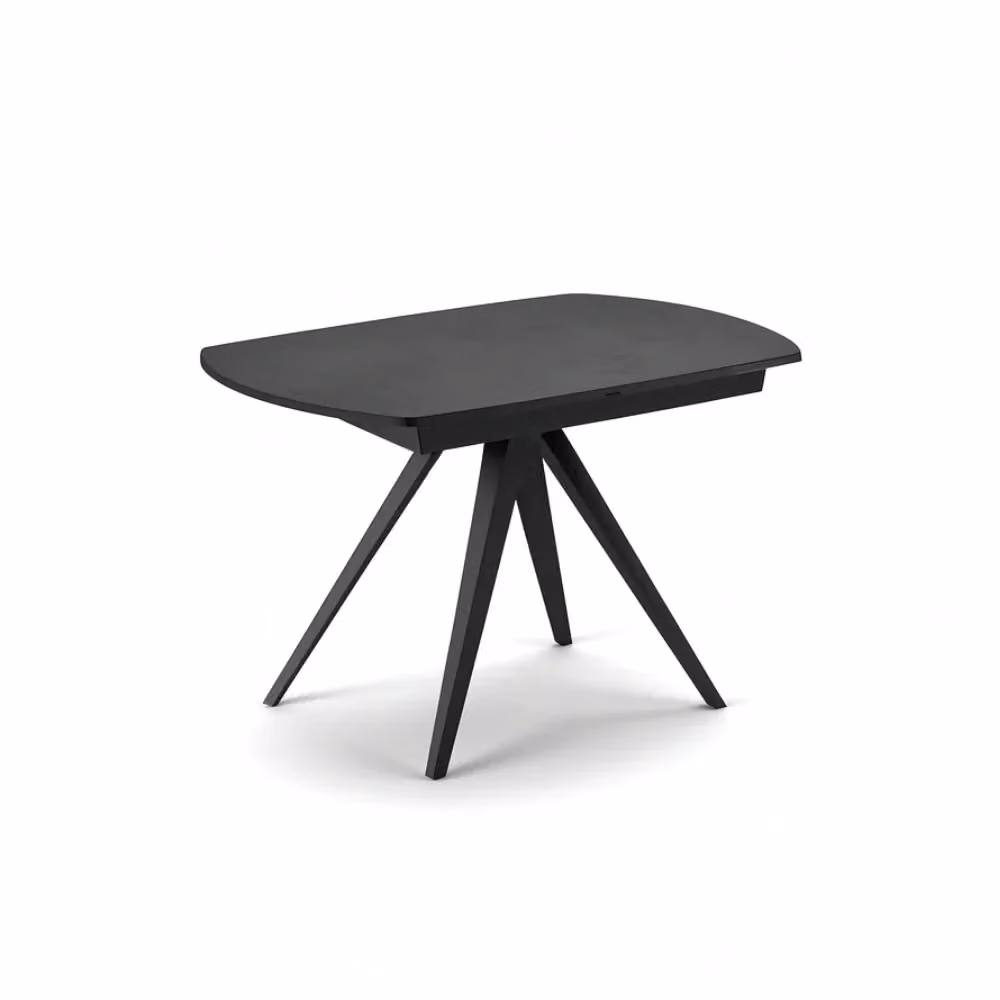 Tavolo da pranzo allungabile Glide Duzzle in ceramica effetto cemento grigio, L/P: 120-180 x 90 cm