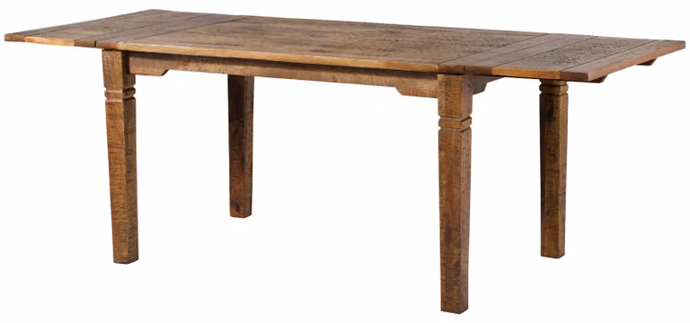 MASSIVMOEBEL24 | RODEZ #124 Tavolo da pranzo in legno di mango - oliato / marrone scuro 140-180x90x76