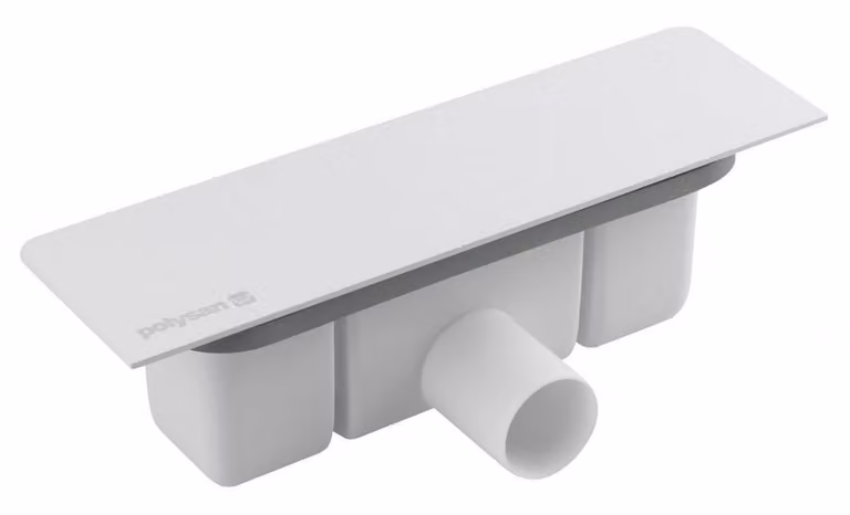 Sifone per piatto doccia KAZUKO, DN40, coperchio bianco